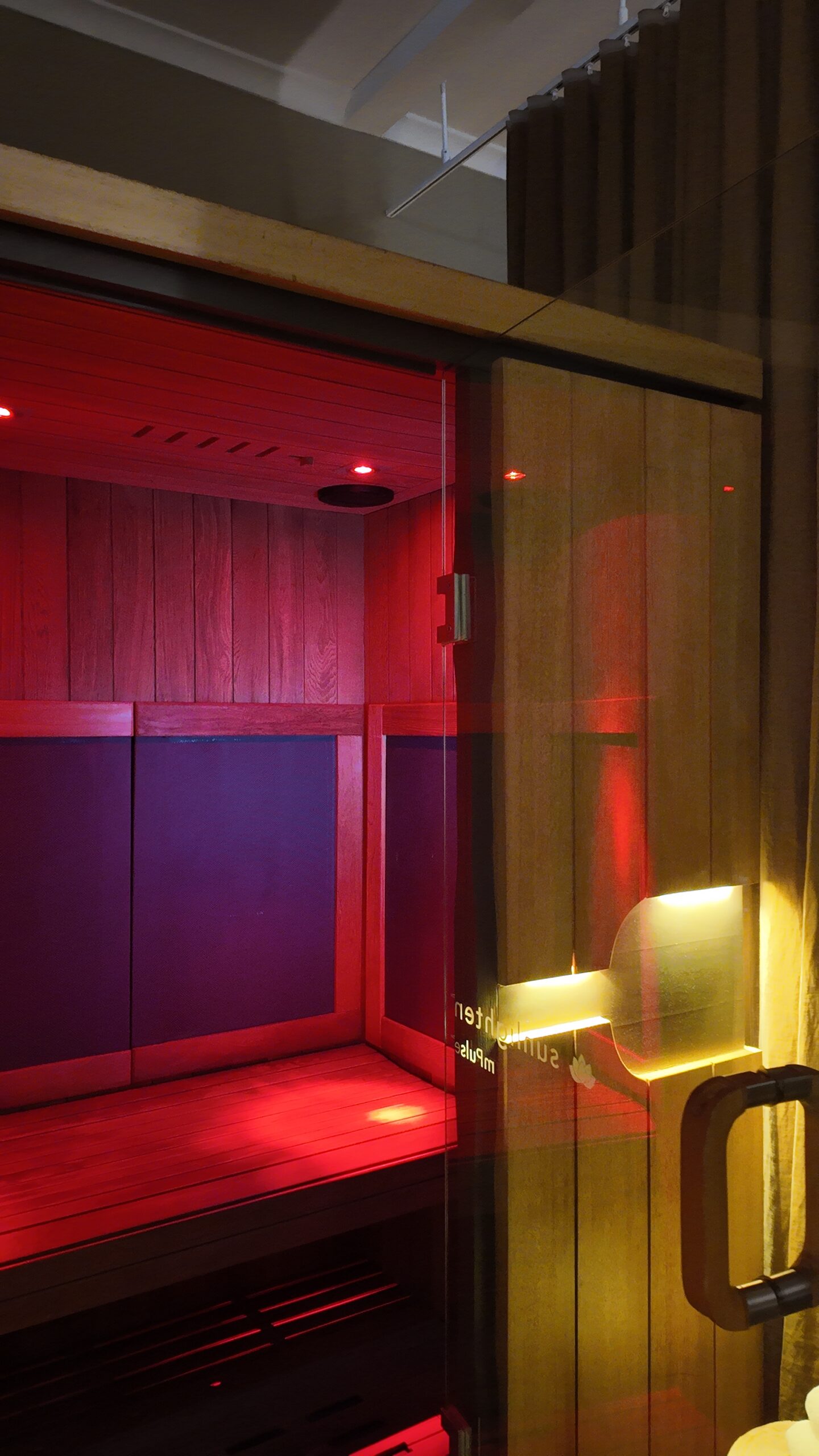 Infrared sauna at Be Well Hawthorn's recovery suite